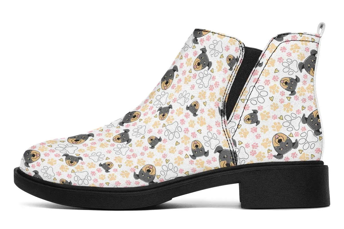 Beauceron Puppy Pattern Neat Vibe Boots