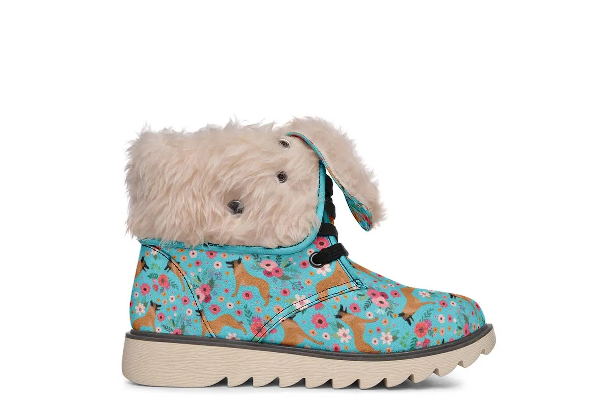 Belgian Malinois Flower Polar Vibe Boots