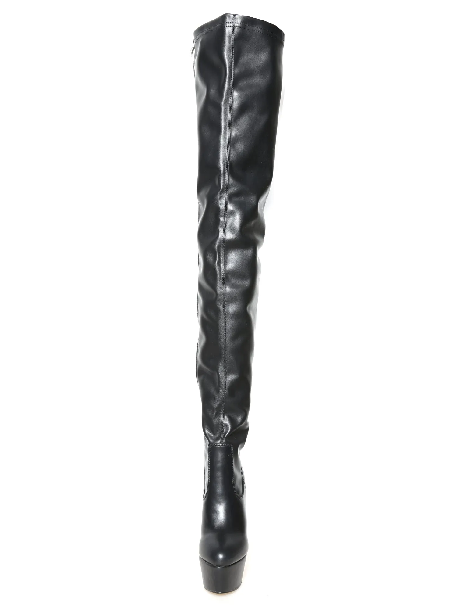 Belladonna Skyscraper Heel Matte Thigh High Boots