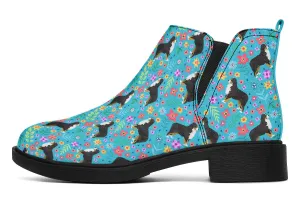 Bernese Mountain Dog Flower Neat Vibe Boots