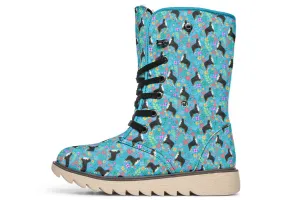 Bernese Mountain Dog Flower Polar Vibe Boots