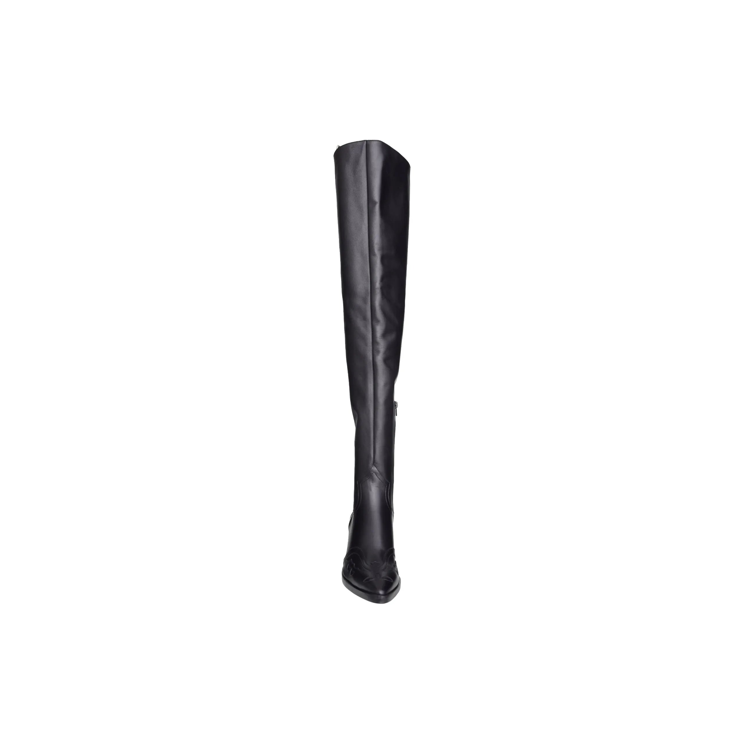 Black Thigh High Boots (Black)