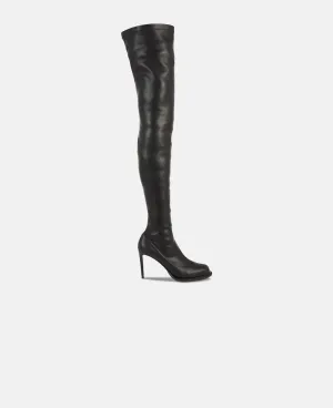 Black Thigh-High Boots