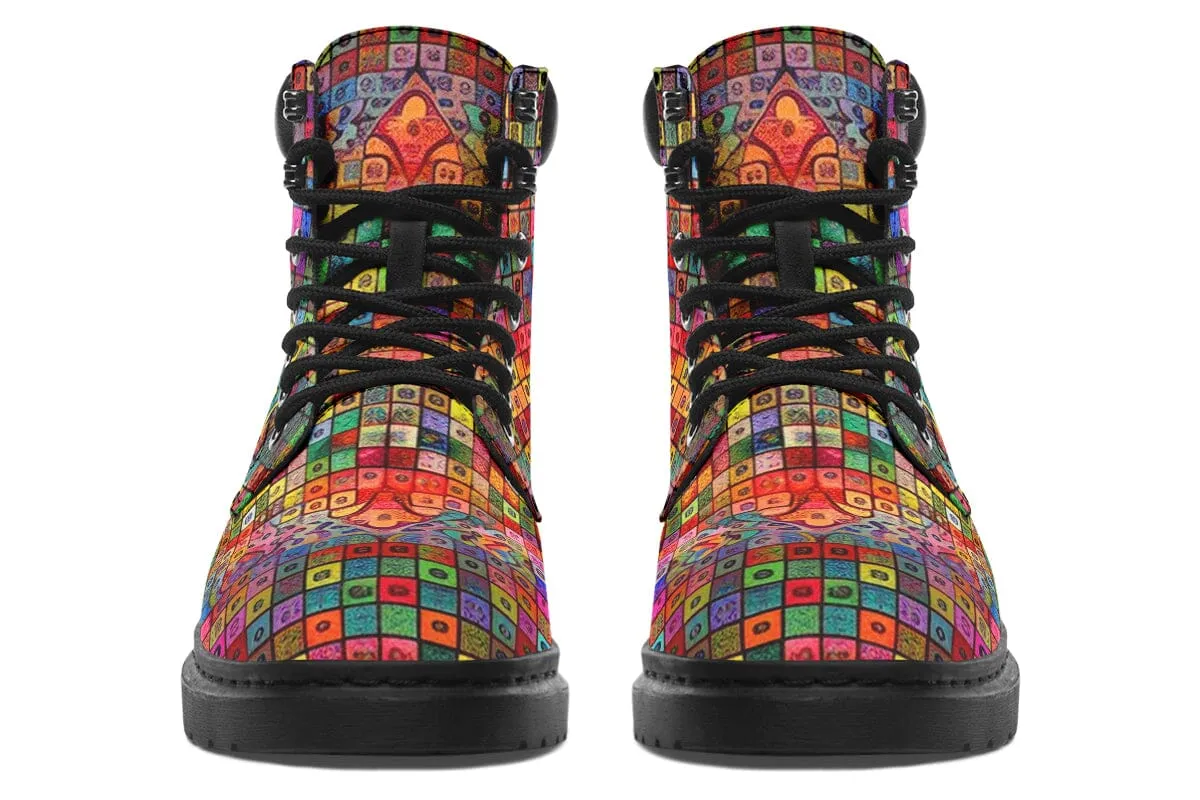 Blottered Grid Classic Vibe Boots