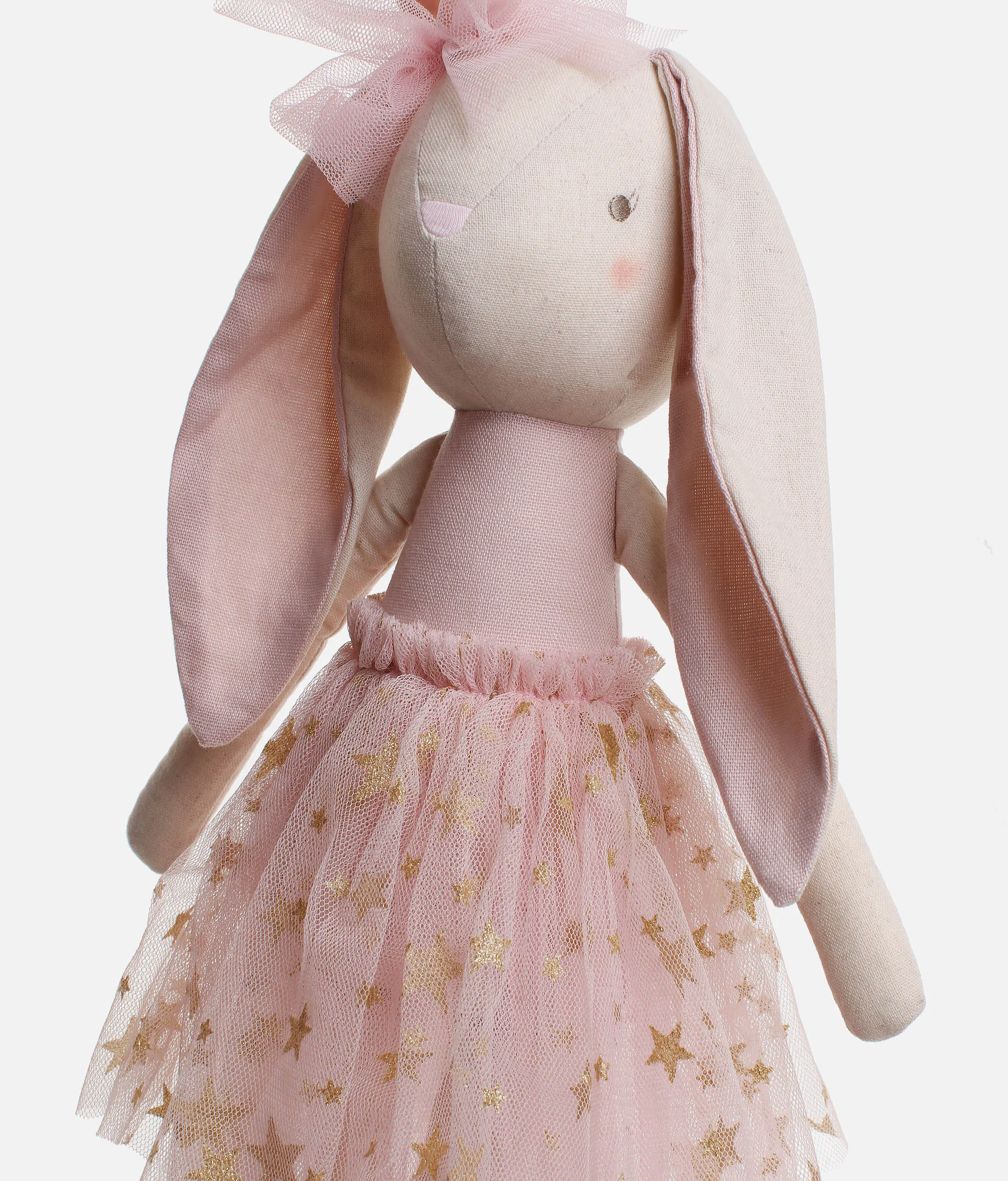 Bronte Ballerina Bunny, Pale Pink Soft Doll
