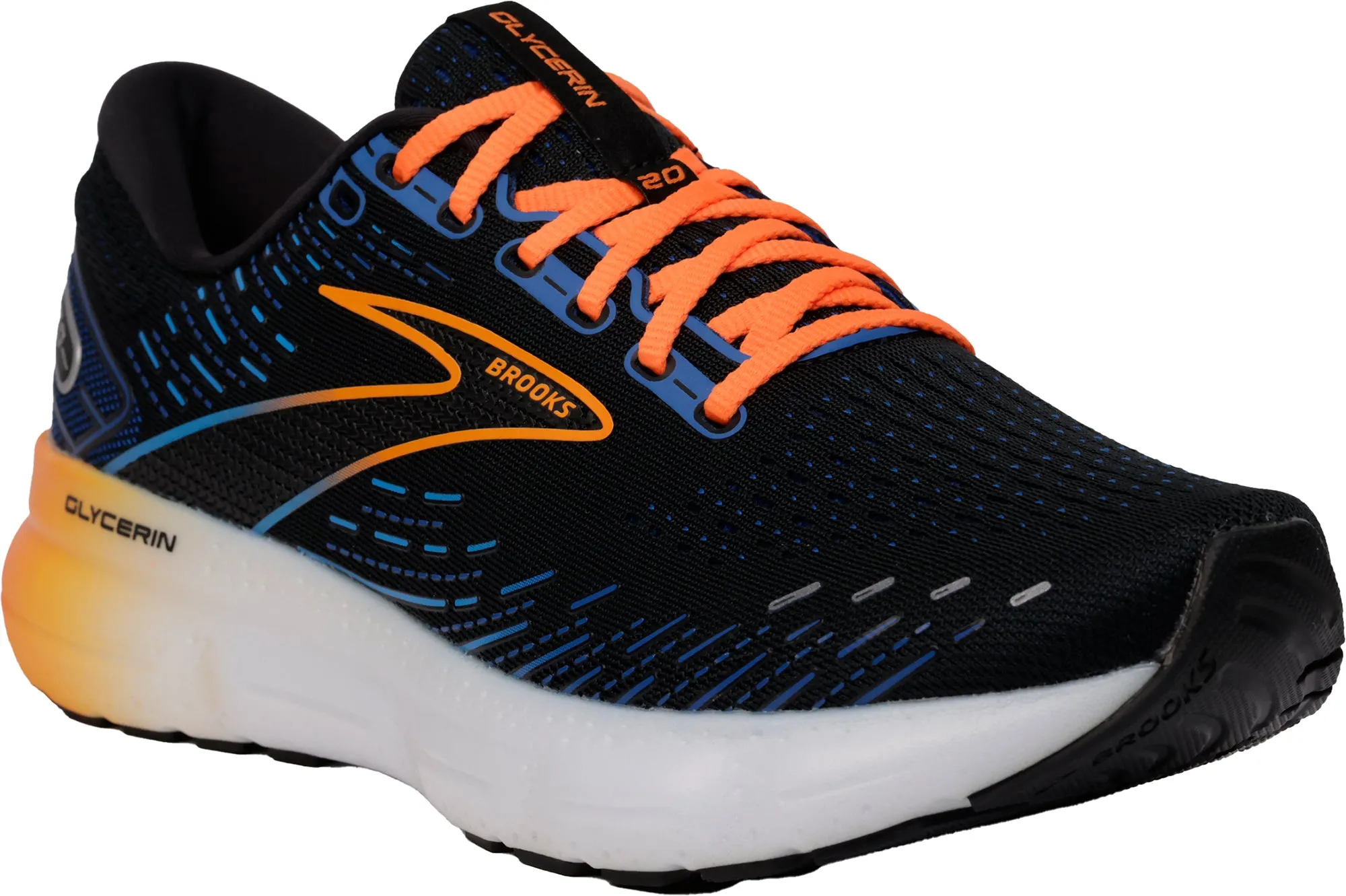 Brooks Glycerin 20 Mens Running Shoes - Black