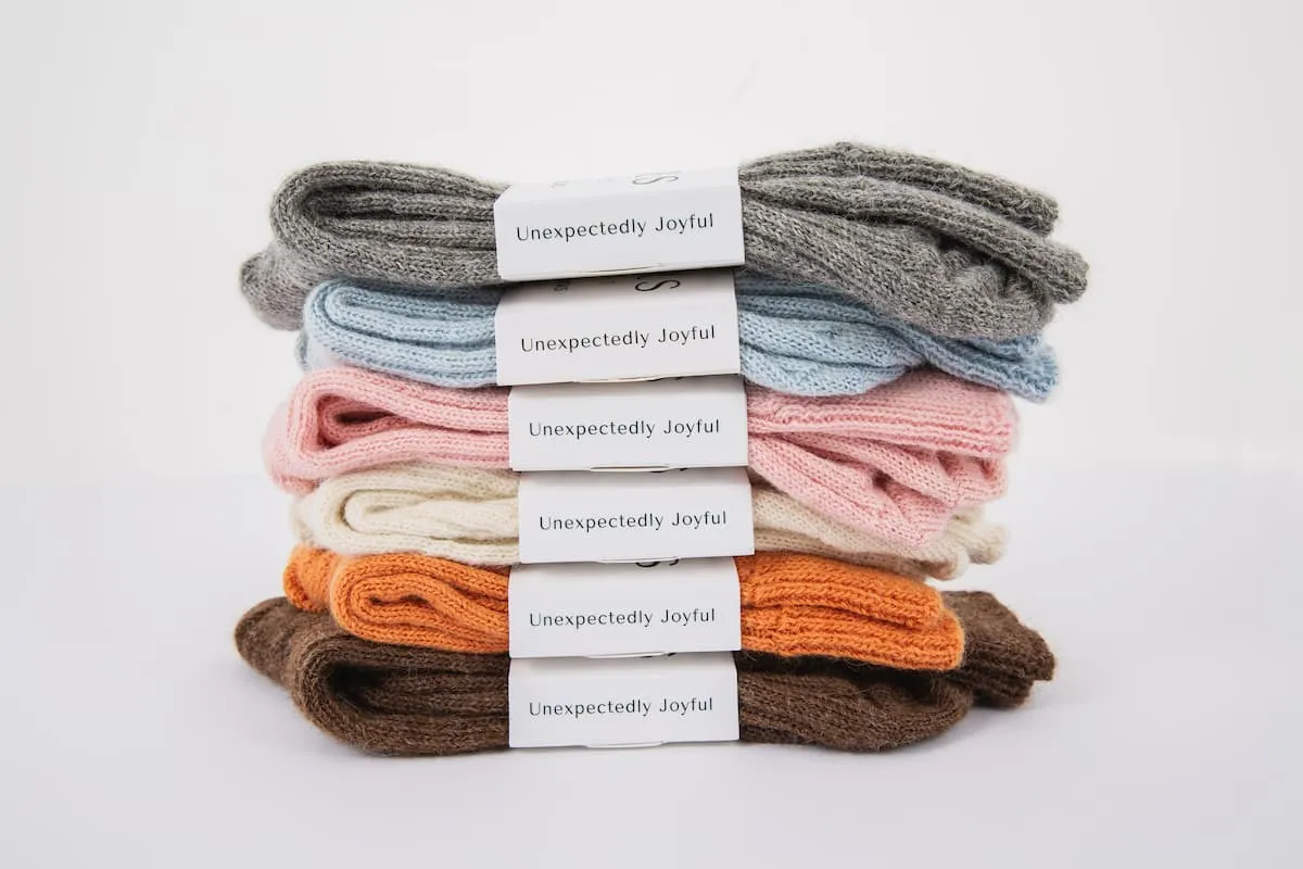Brown Alpaca Bed Socks - Made in Britain