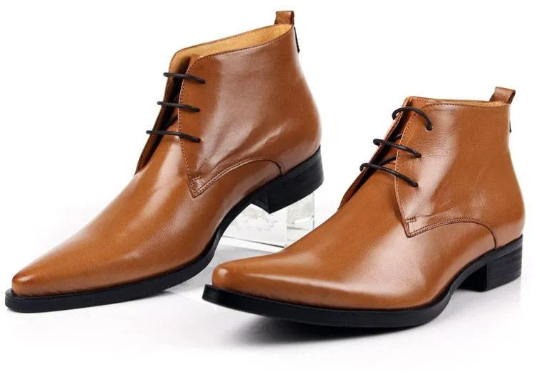 Business Short Boots High Top Shoes For Men