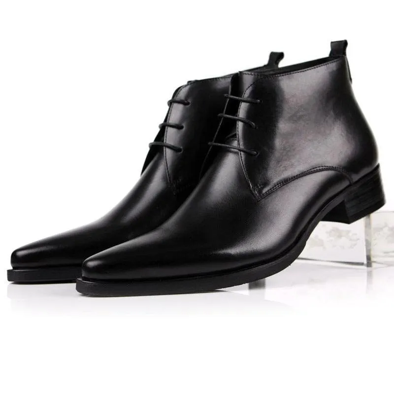 Business Short Boots High Top Shoes For Men