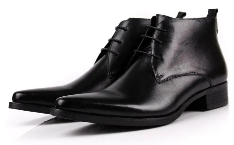 Business Short Boots High Top Shoes For Men