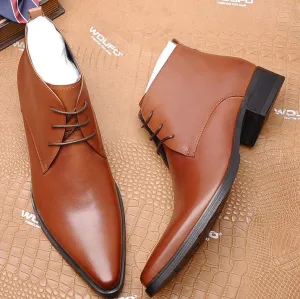 Business Short Boots High Top Shoes For Men