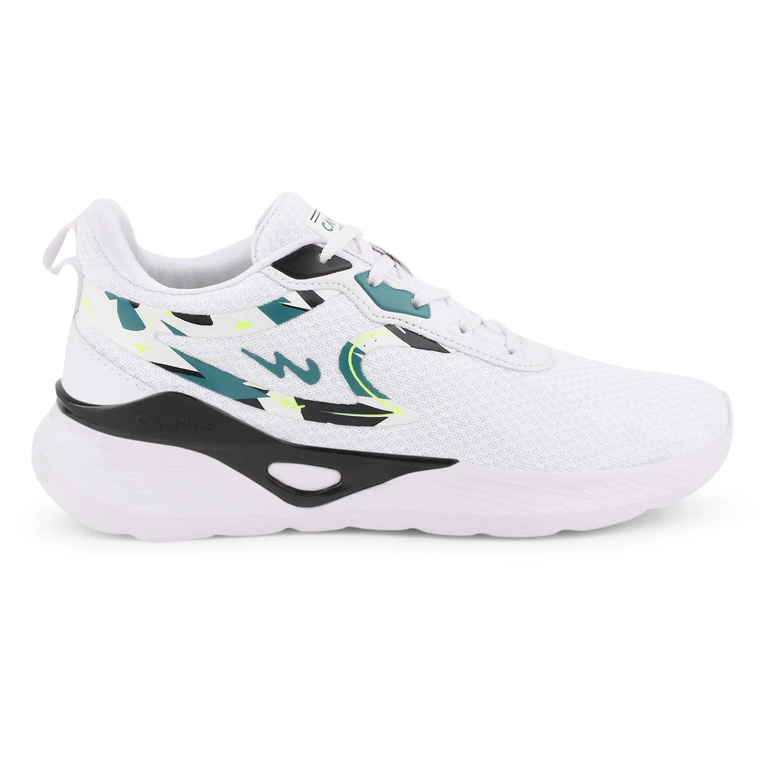 CAMP ZONE White Men's Running Shoes