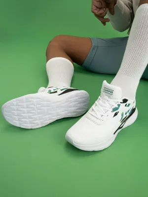 CAMP ZONE White Men's Running Shoes