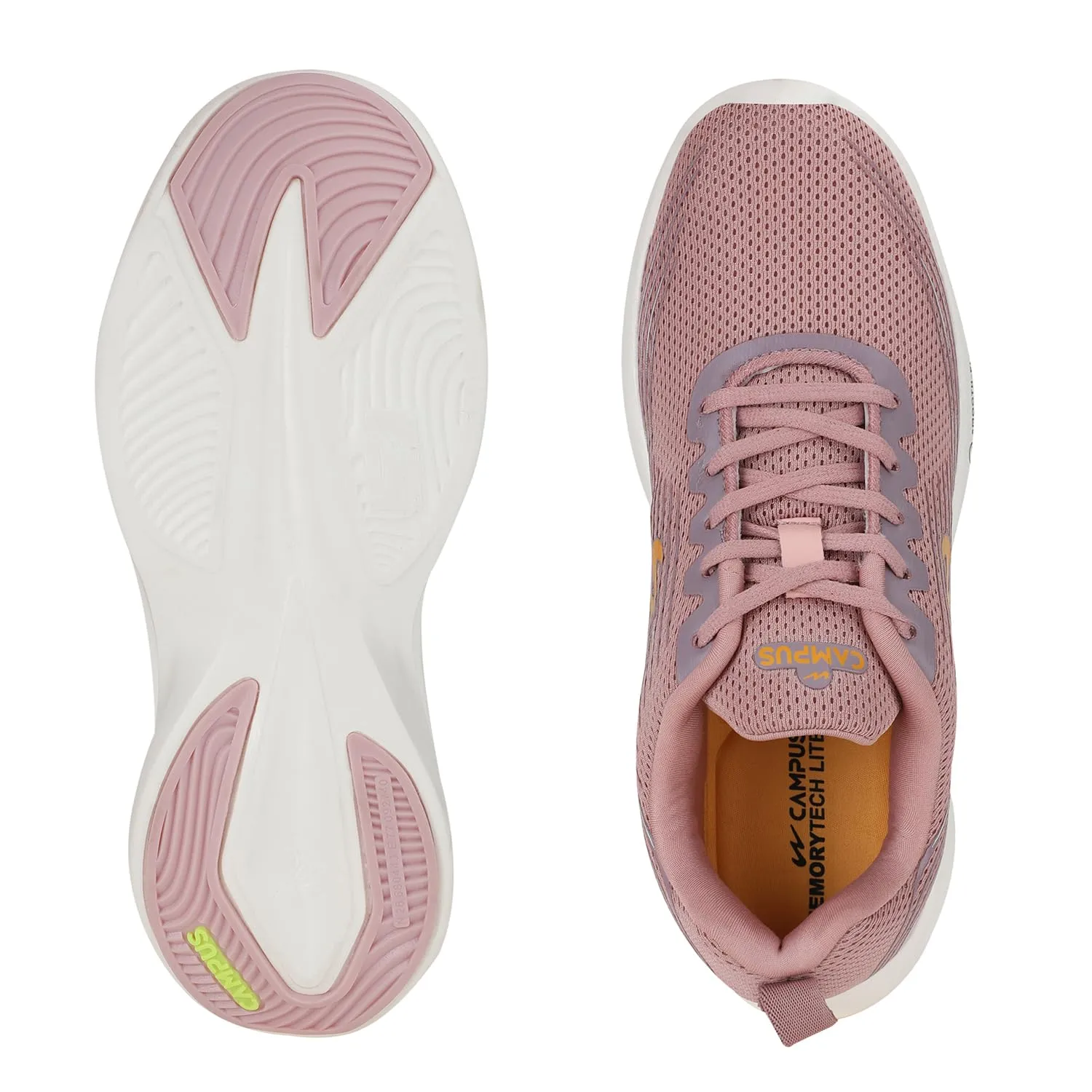 Campus Women's Camp-LEX Peach/MSTD Running Shoes 5 -UK/India