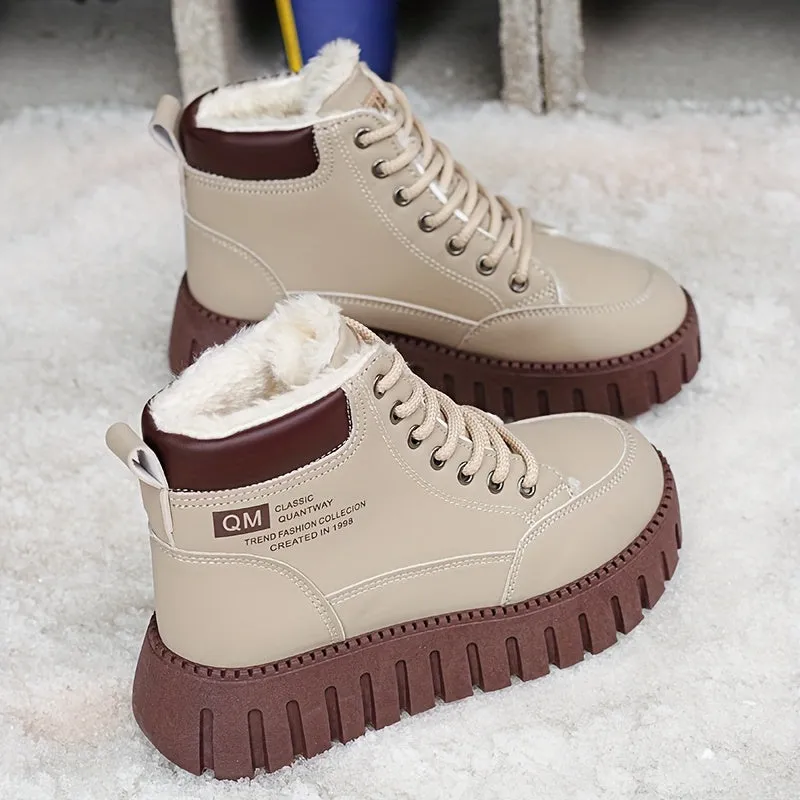 Celestine - Warm Stylish Lined Sneakers