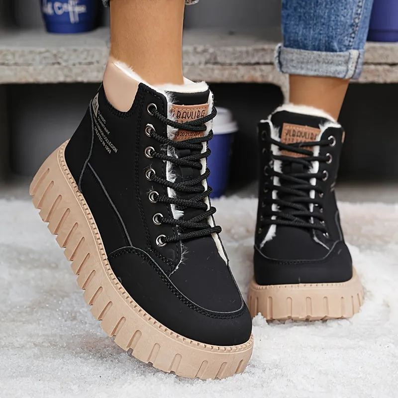 Celestine - Warm Stylish Lined Sneakers