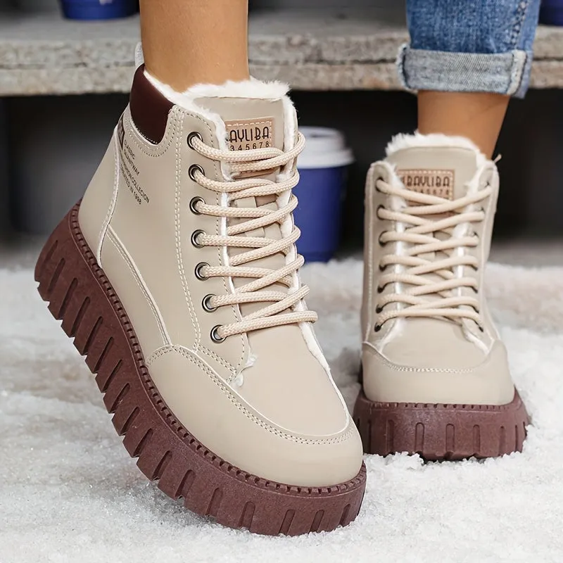 Celestine - Warm Stylish Lined Sneakers
