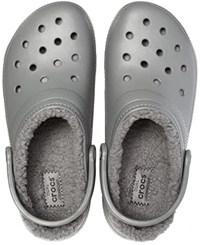 Crocs Classic Lined Clog Slate Grey/Smoke Men's 4, Women's 6 Medium