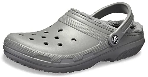 Crocs Classic Lined Clog Slate Grey/Smoke Men's 4, Women's 6 Medium