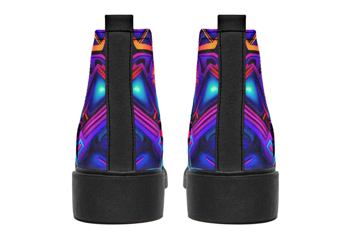 Cyber Lines Neat Vibe Boots