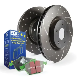 EBC Brakes S10KR1218 S10 Kits Greenstuff 2000 and GD Rotors