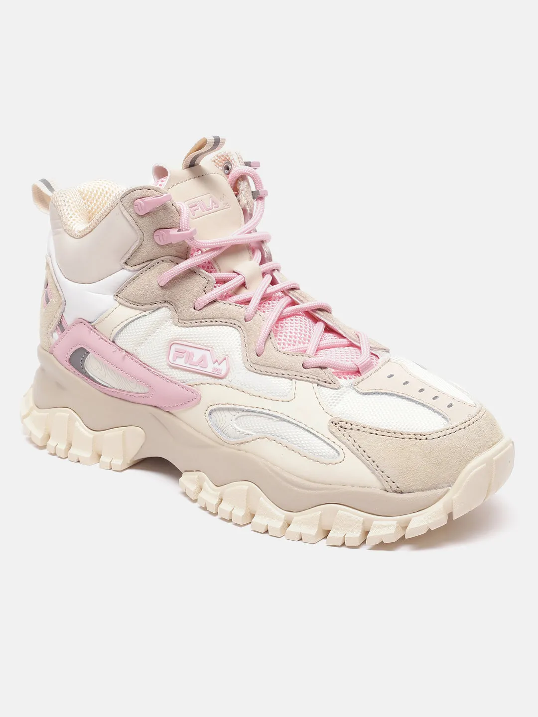 Fila White Ray Tracer TR 2 Mid Women's Running Shoes