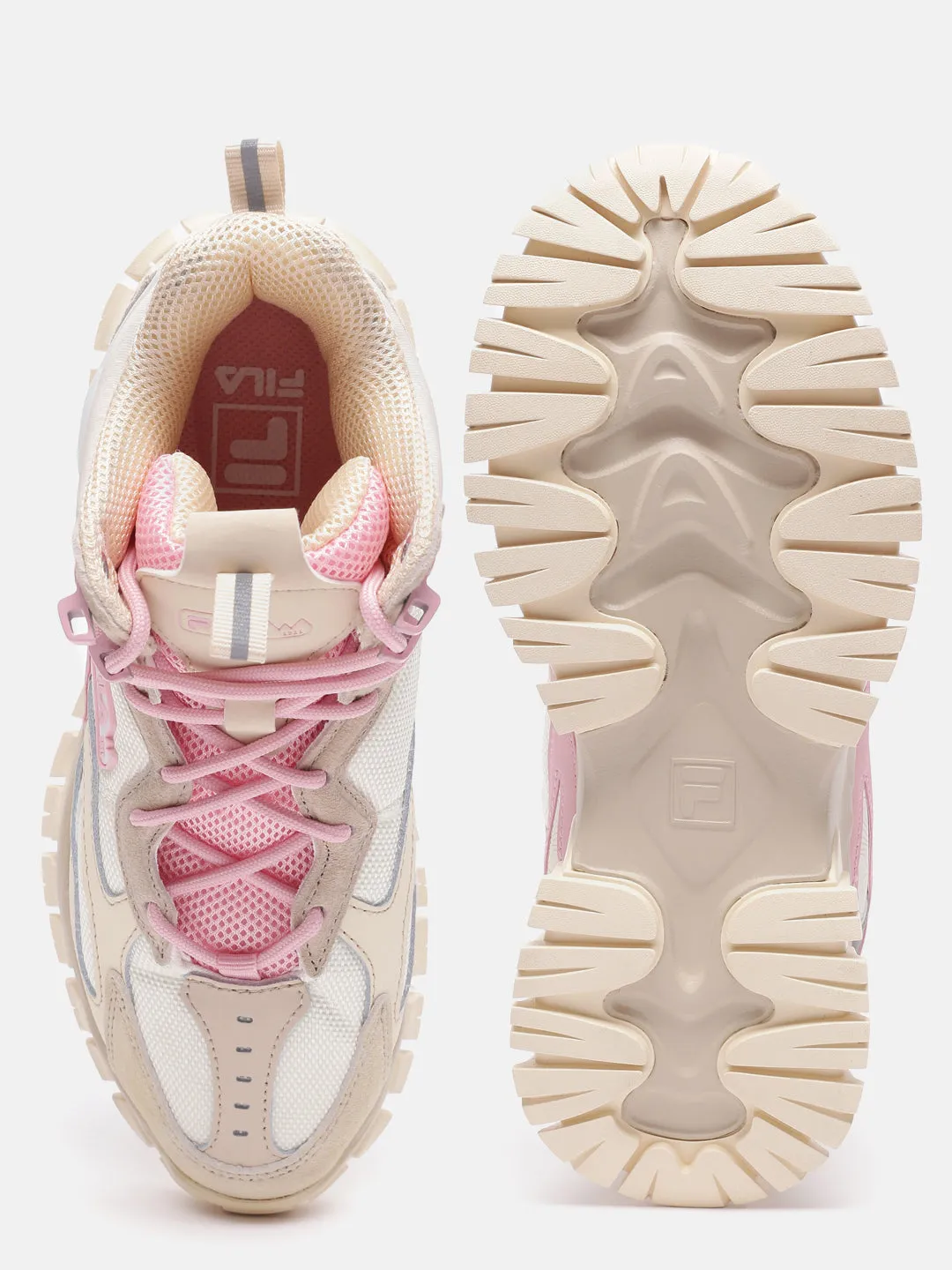 Fila White Ray Tracer TR 2 Mid Women's Running Shoes
