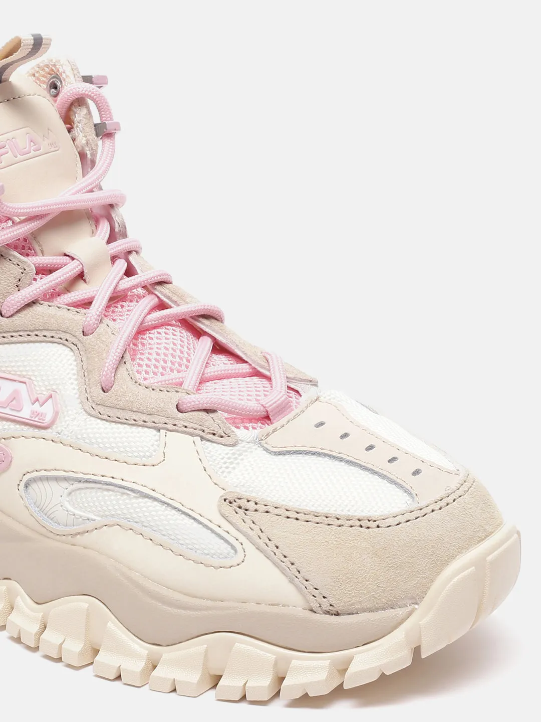 Fila White Ray Tracer TR 2 Mid Women's Running Shoes