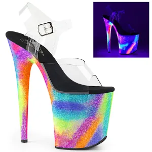 FLAMINGO-808GXY Glow Under Blacklight Exotic Dancer Shoes