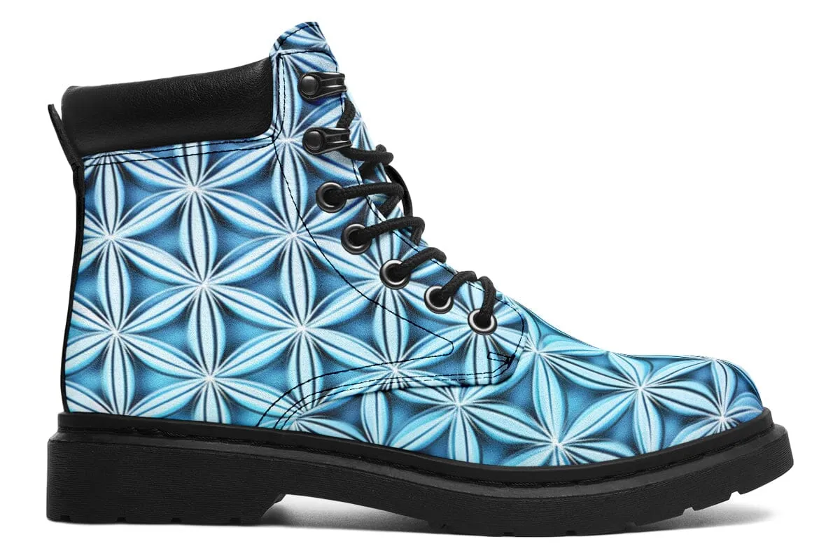 Flower Life Igloo Blue Classic Vibe Boots
