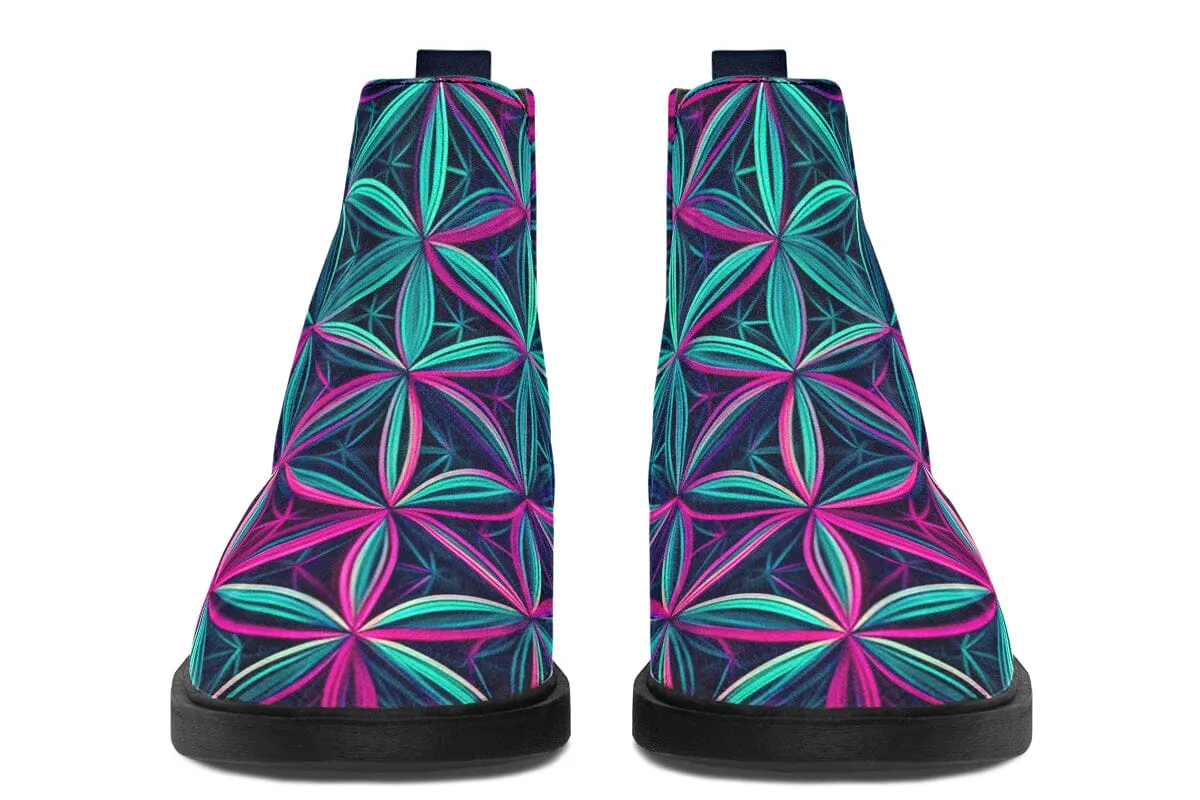 Flower Life Vibes Neat Vibe Boots