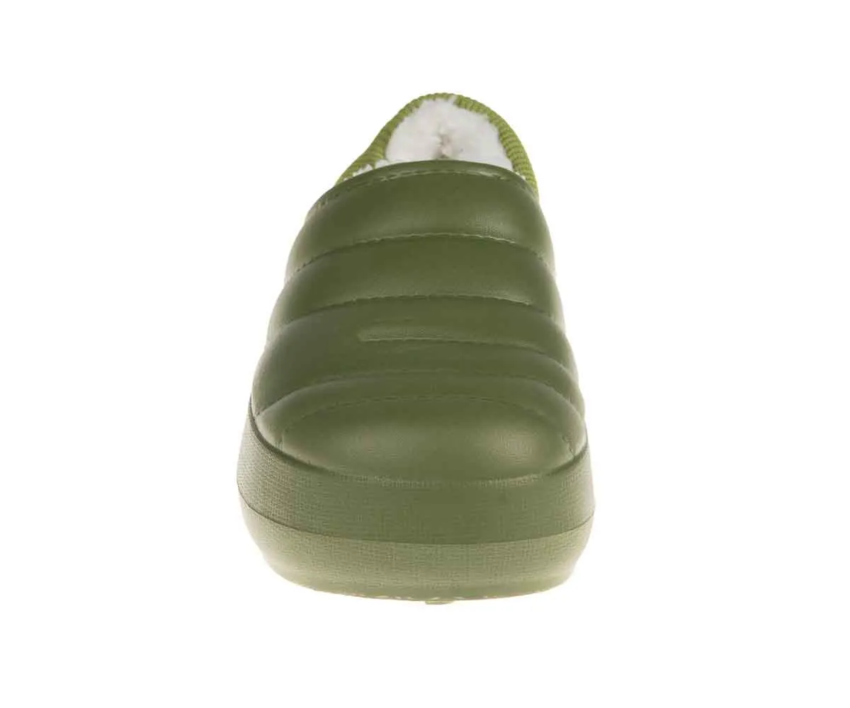 FOAMWALK Boy's and Toddler Boy's Comfortable Eva Puffy Fur Lined Clog with Sherpa Lining, Fall Indoor and Outdoor Clogs Boys/Toddler