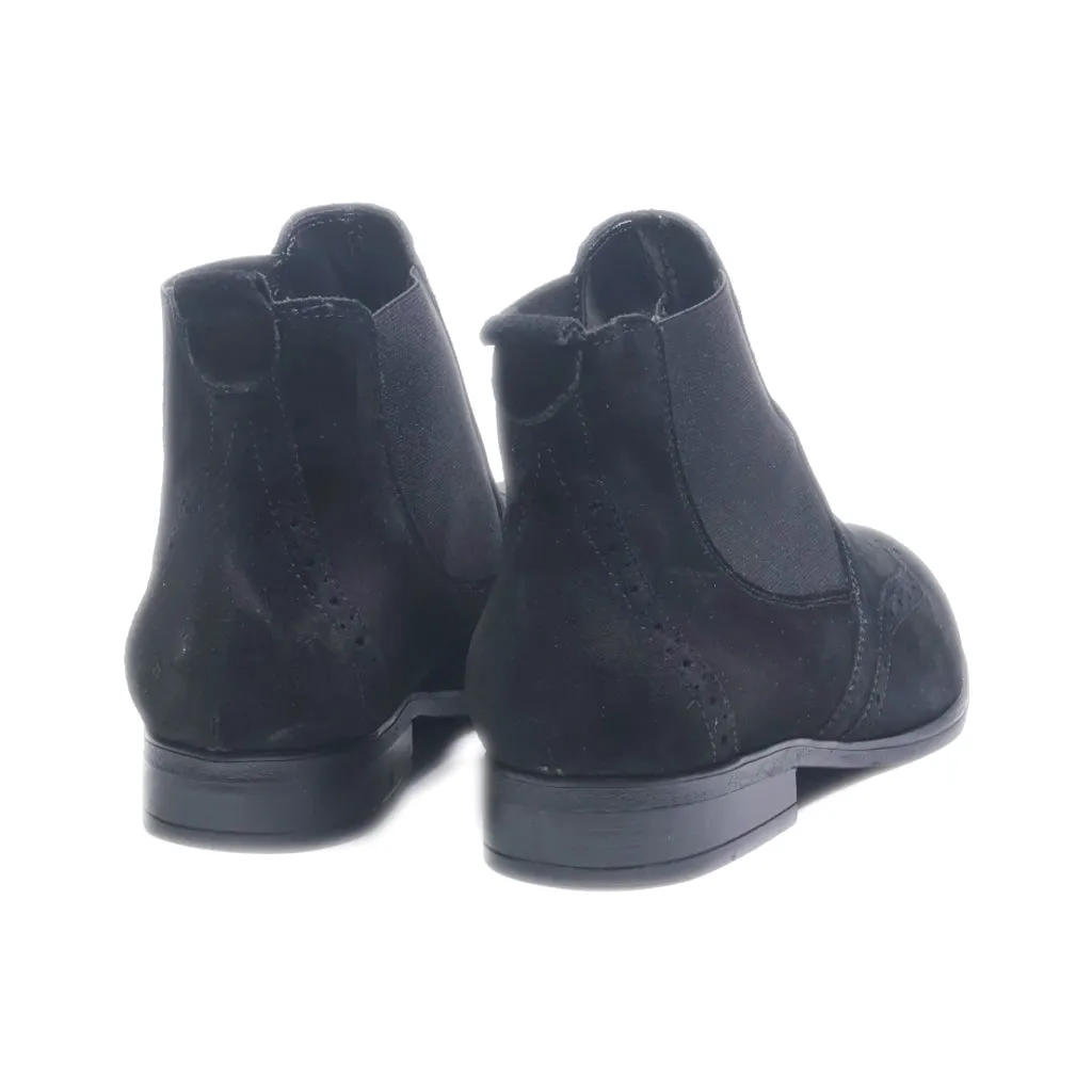 Gabor Ankle Boots Suede Black Colour For Women