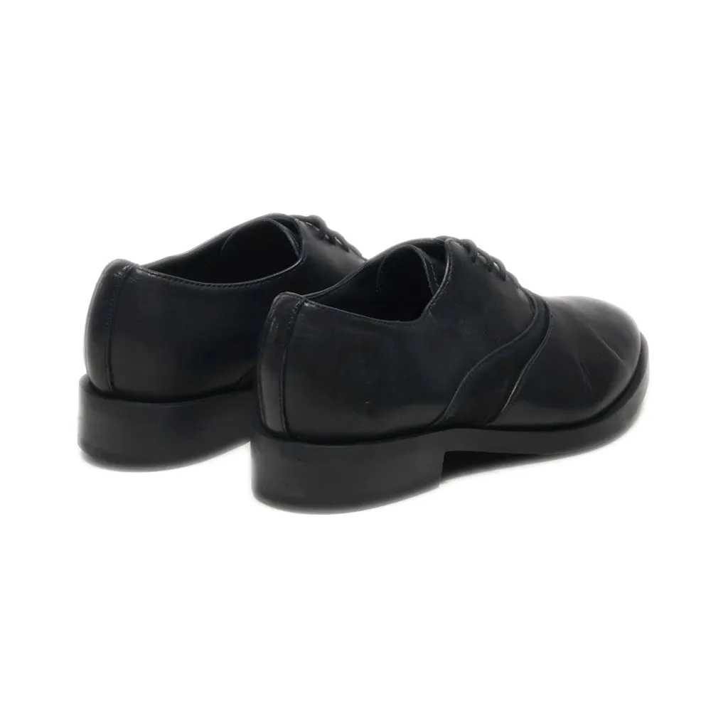 Geox Lace-Up Shoes Leather Black Colour For Kids