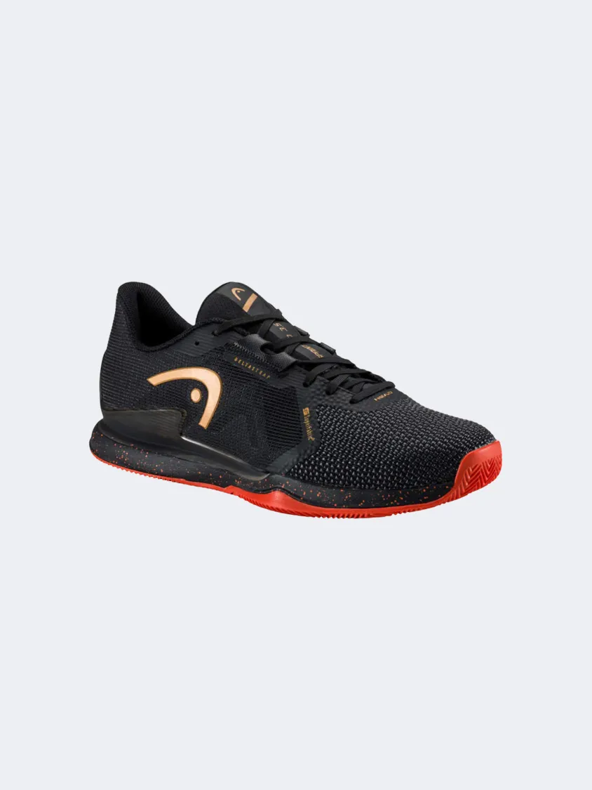Head Sprint Pro 3.5 Men Tennis Shoes Black/Orange