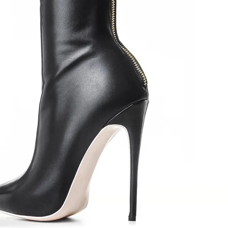 High heel Sexy Over The Knee long leather boot