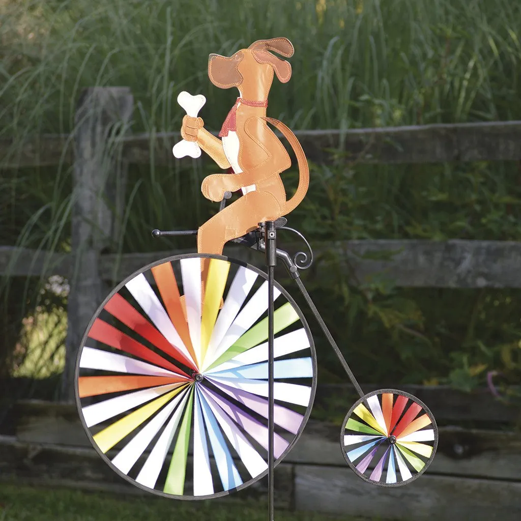 High Wheel Bike Spinner - Dog