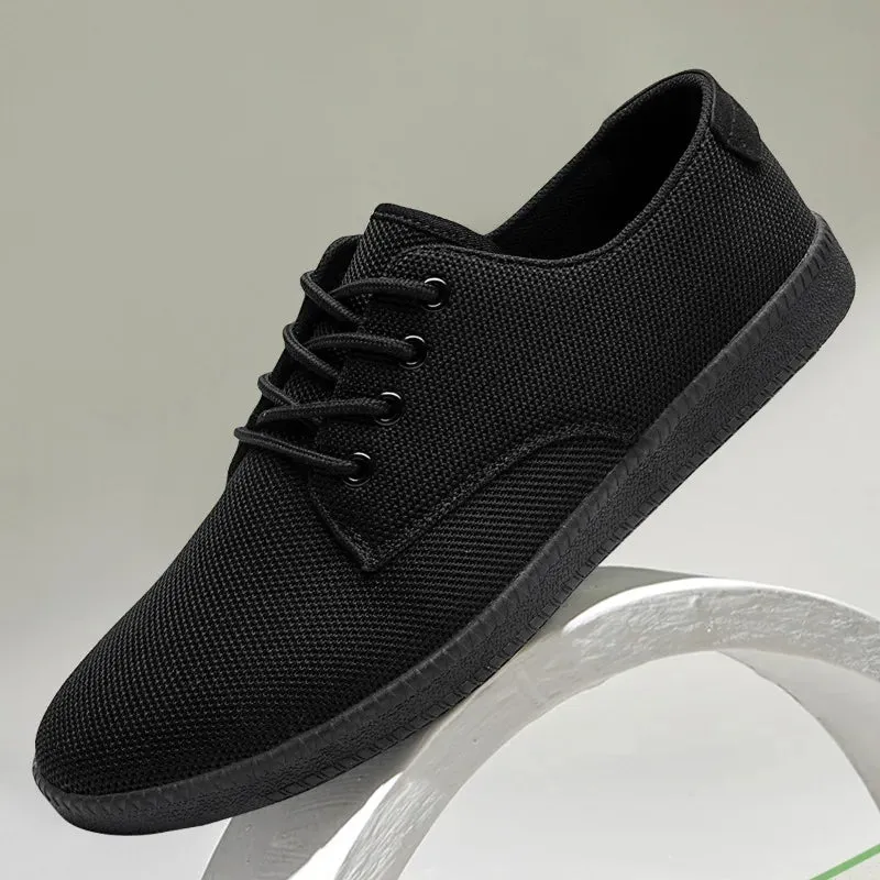 Hnzxzm Anti-slip Casual Shoes for Men Breathable Mesh Sneakers Classic Minimalist Wide Barefoot Shoe Ultralight Trail Tennis