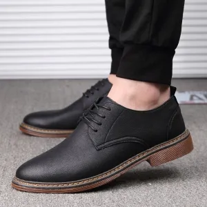 Hnzxzm New Casual Shoes Men Leather Brogue Footwear Men Business Shoes Soft Comfortable Fashion Brand Male Brogues British Style A1718
