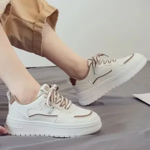 Hnzxzm Platform Running Sneakers Women Tennis shoes Woman Walking Chunky Sneakers white Casual  Vulcanized Shoes