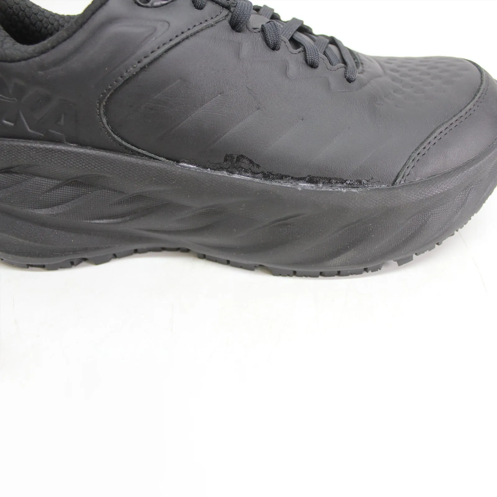 Hoka Womens Trainers Bondi SR Lace-Up Low-Top Running Sneakers Leather - UK 7.5