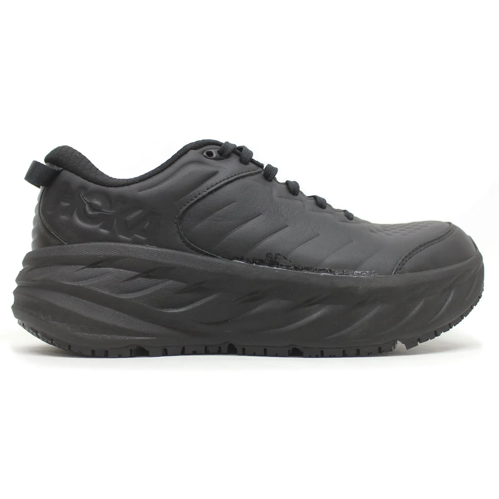 Hoka Womens Trainers Bondi SR Lace-Up Low-Top Running Sneakers Leather - UK 7.5