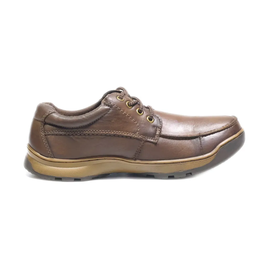 Hush Puppies Casual Lace Ups Leather Brown Colour For Men