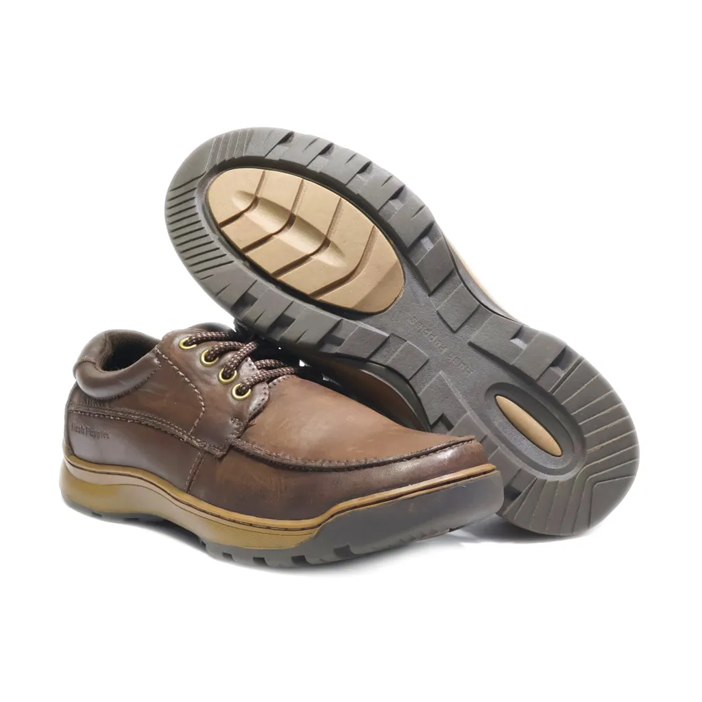 Hush Puppies Casual Lace Ups Leather Brown Colour For Men