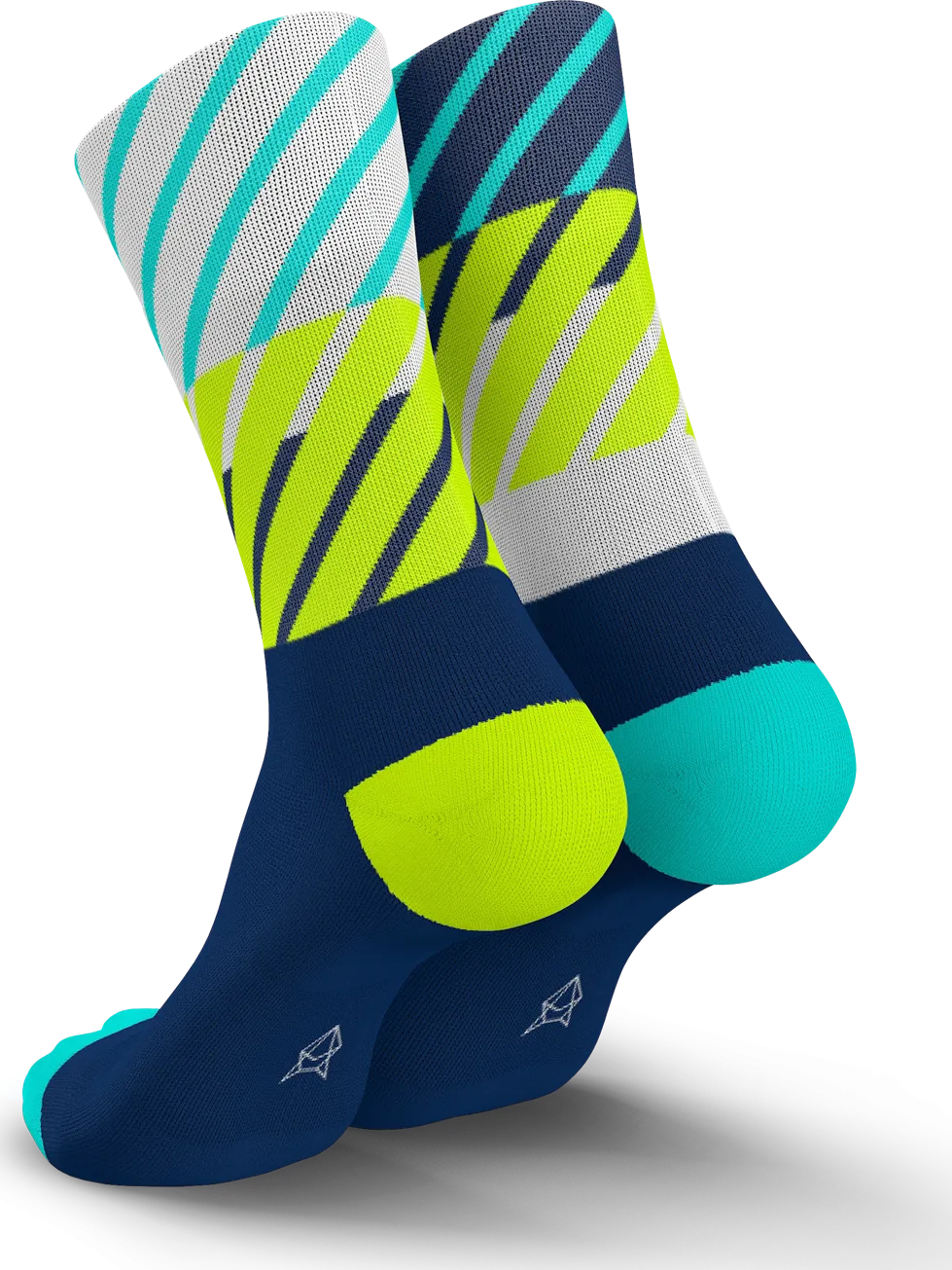 Incylence Running Diagonals High Navy Canary | Buy Incylence Running Diagonals High Navy Canary here | Outnorth