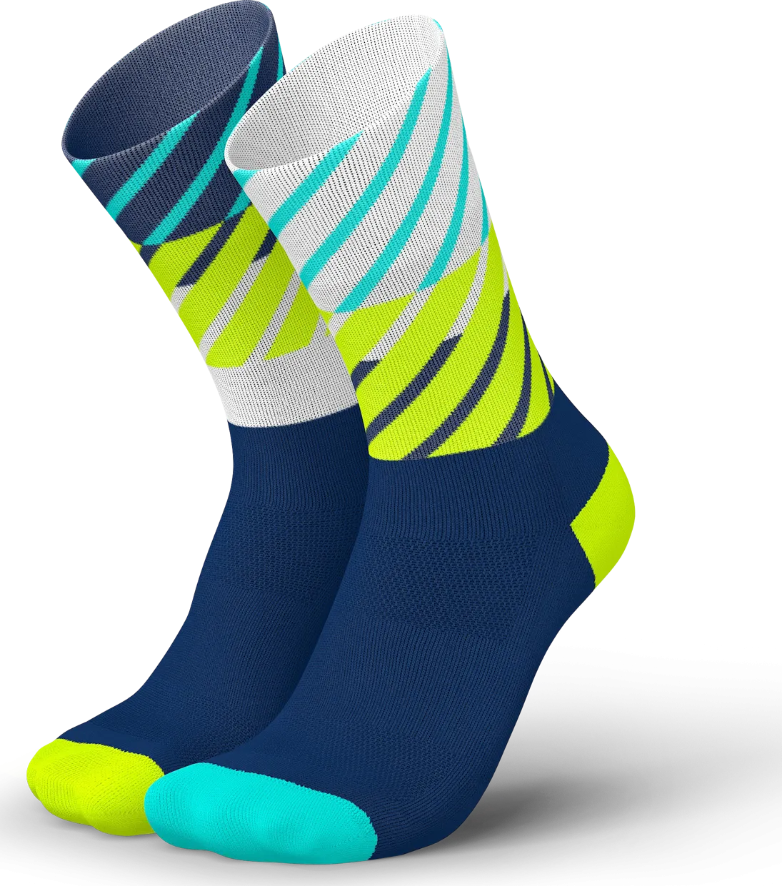 Incylence Running Diagonals High Navy Canary | Buy Incylence Running Diagonals High Navy Canary here | Outnorth
