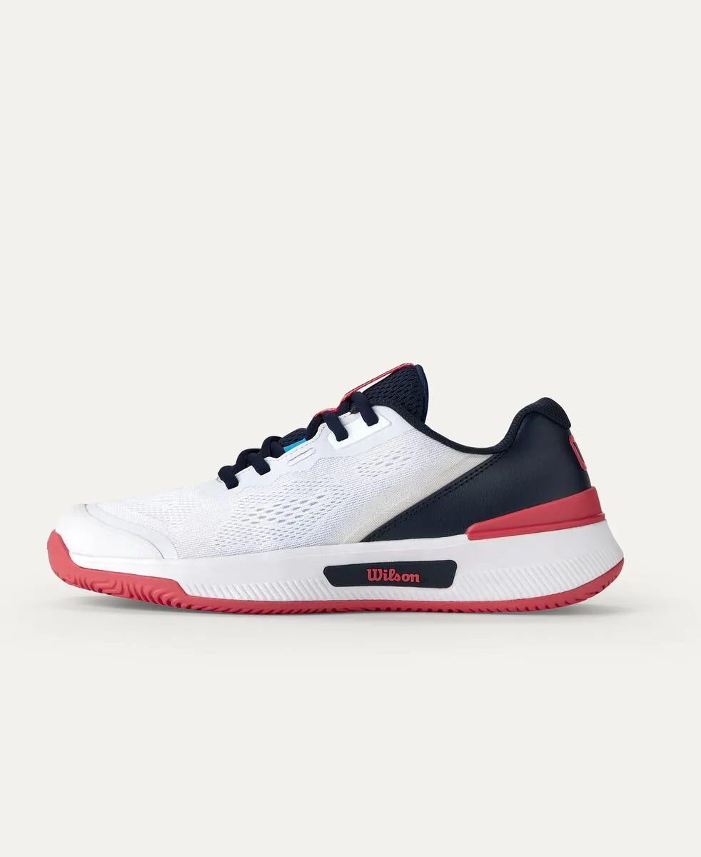 Intrigue Pro Women's Tennis Shoe - White, Navy Blazer, Dubarry