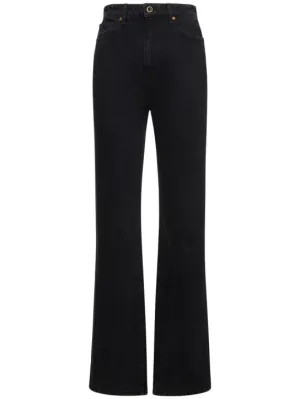 Khaite   Danielle high rise straight jeans 