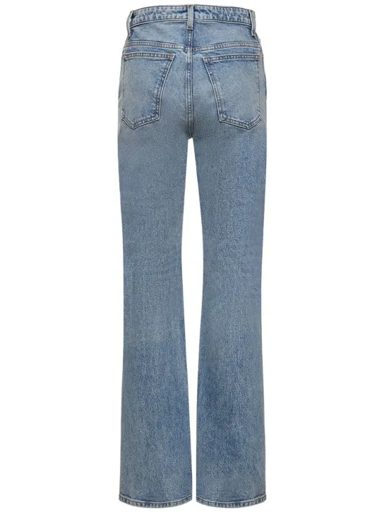 Khaite   Danielle high rise straight jeans 