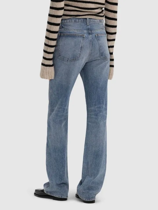 Khaite   Danielle high rise straight jeans 